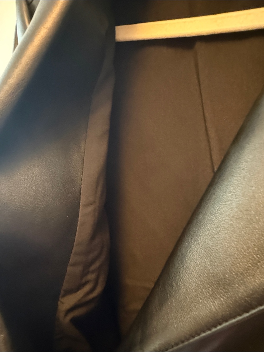 Good American Black Leather Blazer - Picture 6 of 7